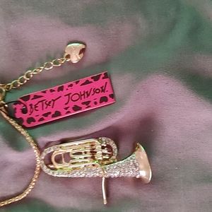 Betsey Johnson Trumpet Necklace